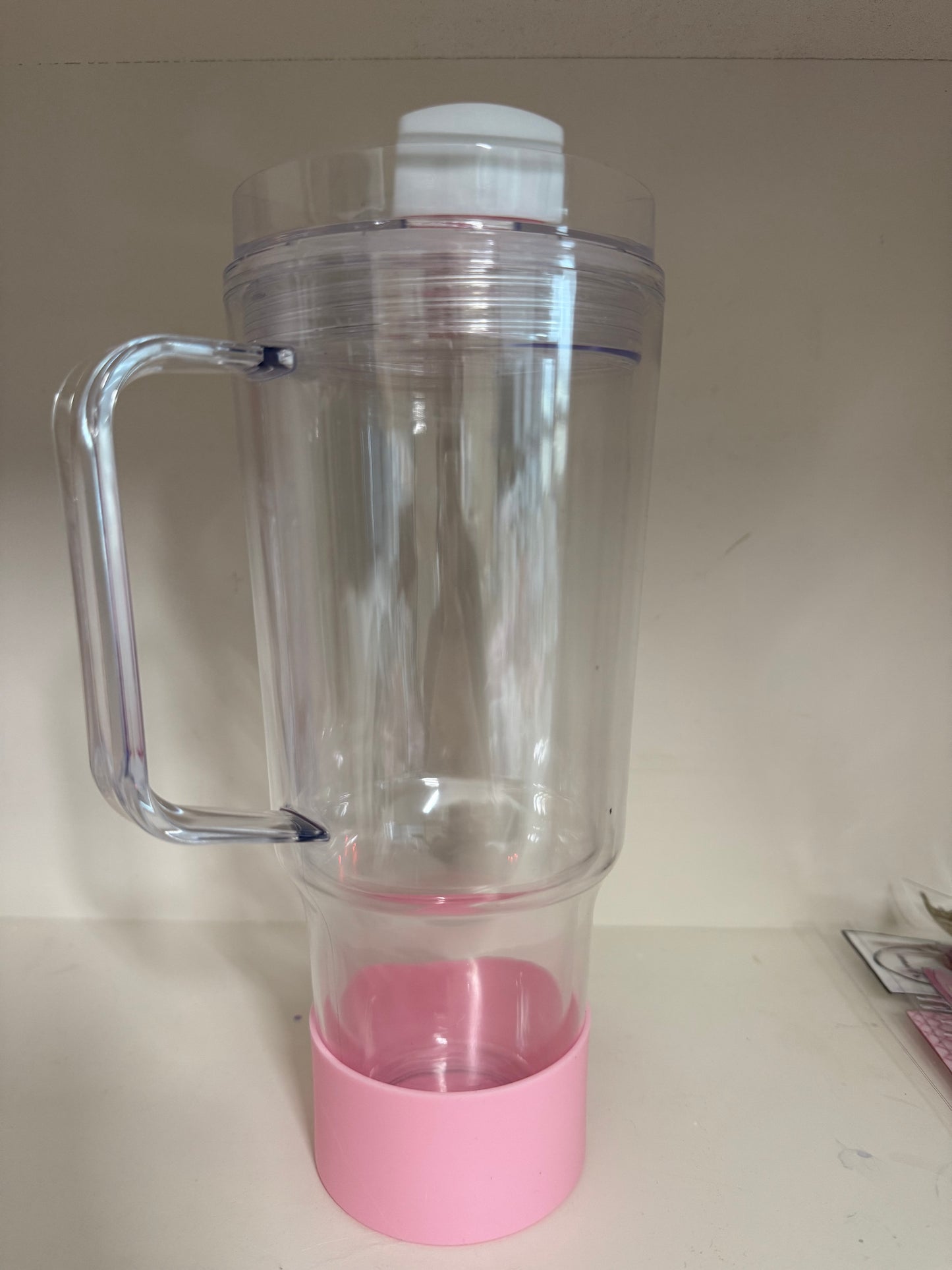 Acrylic Snow globe Tumbler 30oz