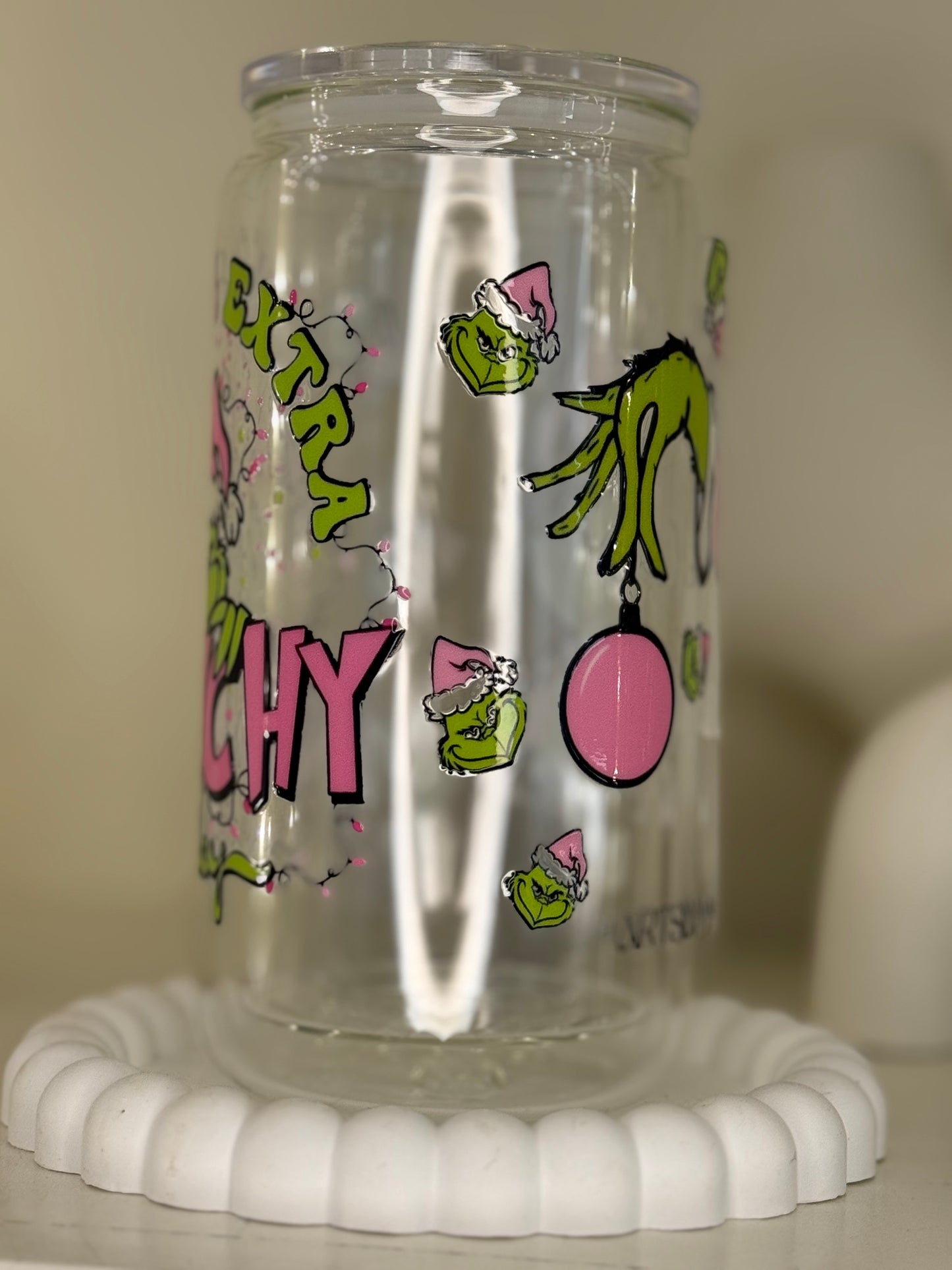 Christmas 1 (Pink & Green Grinch)