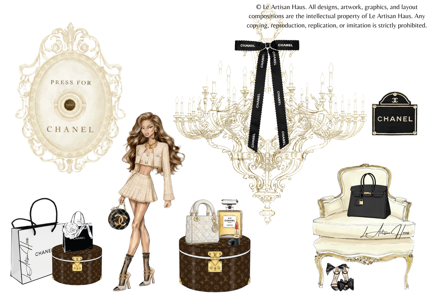 Designer - Light Brunette Hair