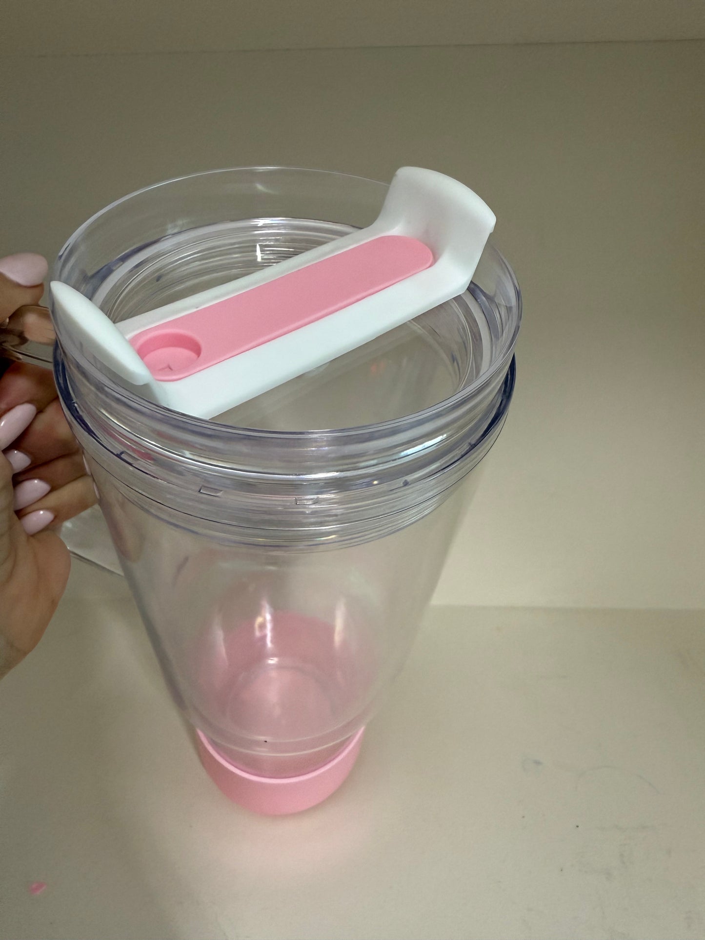 Acrylic Snow globe Tumbler 30oz
