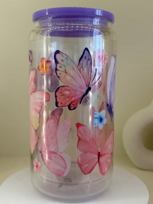 Pink and Purple Butterflies - NEW