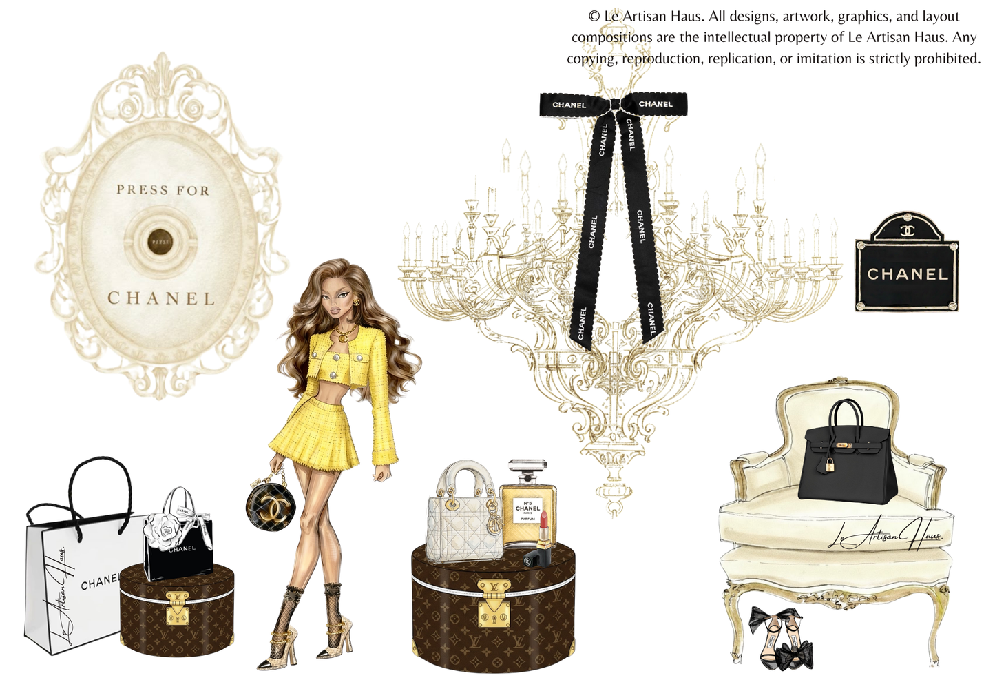 Designer - Light Brunette Hair