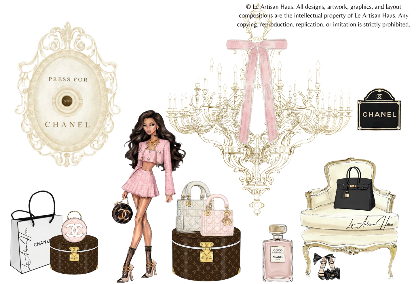 Designer- Blonde Hair (PRE ORDER)