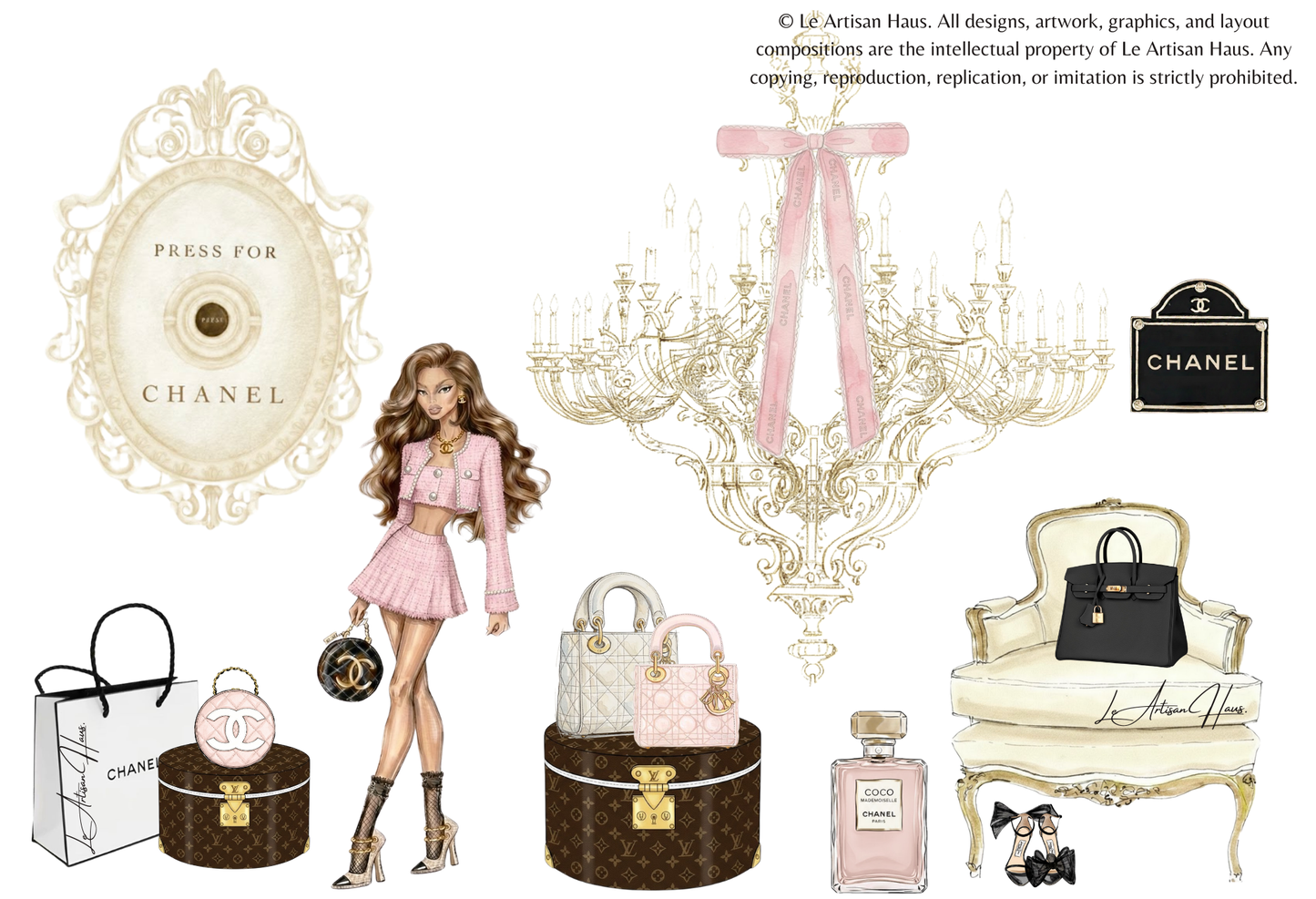 Designer - Light Brunette Hair